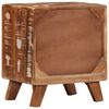 vidaXL Table de chevet 40x32x46 cm bois massif de r&eacute;cup&eacute;ration