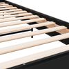 vidaXL Cadre de lit sans matelas noir 90x200 cm