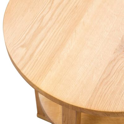 vidaXL Table d'appoint 40 x 50 cm Bois de chêne massif