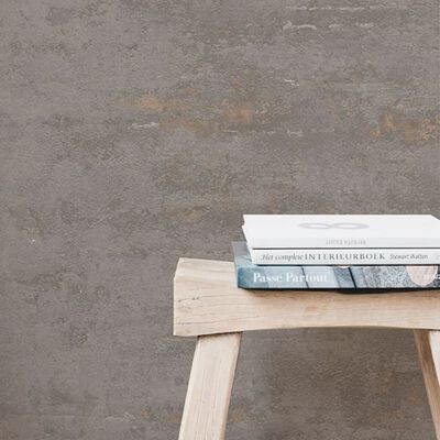 Noordwand Papier peint Topchic Concrete Style Gris et cuivre