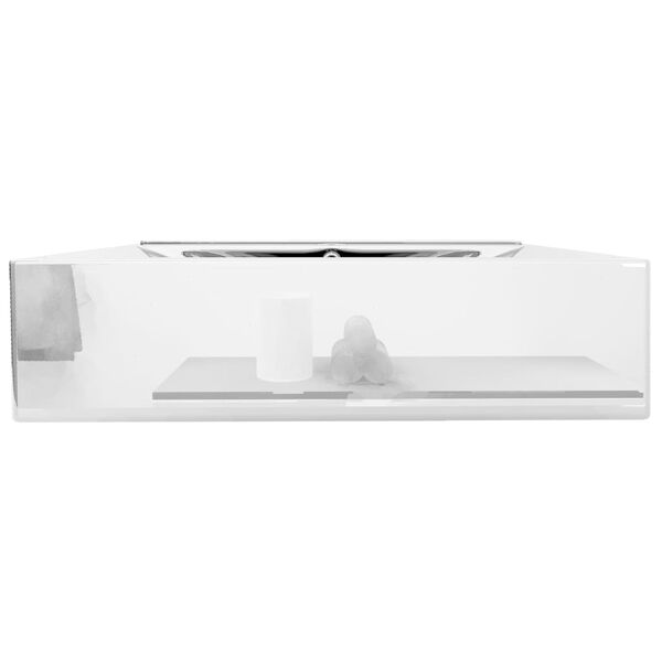 vidaXL Lavabo avec trop-plein 60x46x16 cm Céramique Argenté