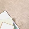 vidaXL Tapis en Fourrure Synth&eacute;tique de Lapin Olite Taupe &Oslash; 120 cm