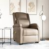 vidaXL Fauteuil de massage Cappuccino Similicuir