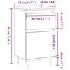 vidaXL Buffets 2 pcs blanc brillant 40x35x70 cm bois d'ing&eacute;nierie