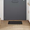 vidaXL Tapis de porte Anthracite 60 x 40 x 1.2 cm Tissu en teddy