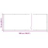 vidaXL &Eacute;cran de balcon Bordeaux 75 x 500 cm Oxford alu enduit de PU