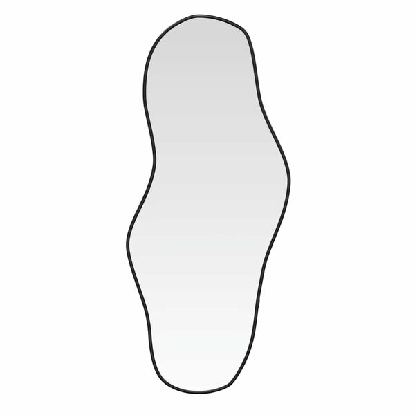 vidaXL Miroir mural Noir 80x35 cm