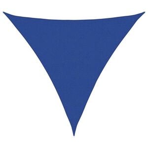 vidaXL Voile d'ombrage 160 g/m&sup2; triangulaire bleu 6x6x6 m PEHD