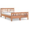 vidaXL Cadre de lit Bois de teck massif 120x200 cm