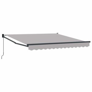 vidaXL Auvent Gris clair 300 x 250 cm Polyester