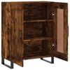 vidaXL Buffet ch&ecirc;ne fum&eacute; 69,5x34x90 cm bois d'ing&eacute;nierie
