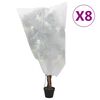 vidaXL Housses de protection pour plantes avec cordon de serrage 8 pcs