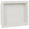 vidaXL Niche de douche Blanc mat 41x51x10 cm