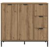 vidaXL Buffet Ch&ecirc;ne artisanal 89,5 x 33 x 82 cm Bois d'ing&eacute;nierie