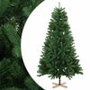 vidaXL Sapin de No&euml;l artificiel 150 cm PVC et bois de pin massif Vert