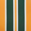 vidaXL Auvent R&eacute;tractable Vert et jaune 300 x 250 cm Tissu et M&eacute;tal