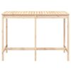 vidaXL Table de jardin 159,5x82,5x110 cm bois massif de pin
