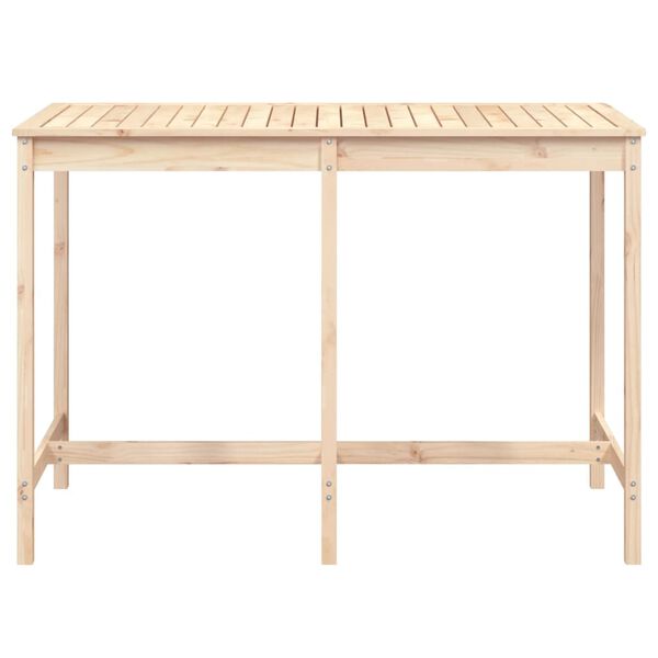 vidaXL Table de jardin 159,5x82,5x110 cm bois massif de pin