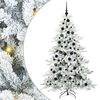 vidaXL Sapin de No&euml;l Artificiel &agrave; Branches Articul&eacute;es Blanc 180 cm