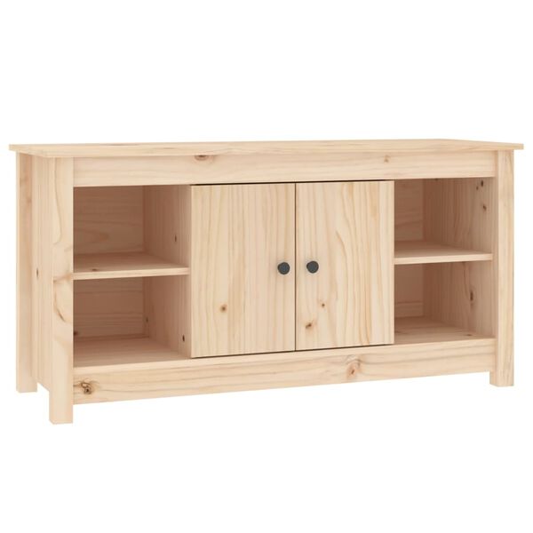 vidaXL Meuble TV 103x36,5x52 cm Bois de pin massif