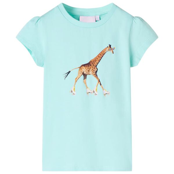 T-shirt pour enfants aqua clair 128