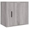 vidaXL Tables de chevet murales 2 pcs Sonoma gris 50x30x47 cm