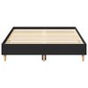 vidaXL Cadre de lit sans matelas noir 140x190 cm bois d'ing&eacute;nierie