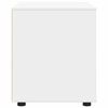 vidaXL Armoire de rangement Blanc 60 x 48 x 57 cm Bois d'ing&eacute;nierie