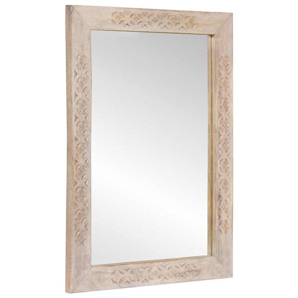 vidaXL Miroir de salle de bain avec miroir Blanc 70 x 50 x 2,5 cm