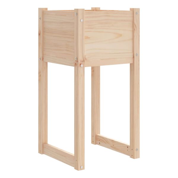 vidaXL Jardinières 2 pcs 40x40x81 cm Bois massif de pin
