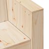 vidaXL Salon de jardin 2 pcs bois de pin massif