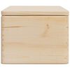 vidaXL Boîte en bois avec couvercle 40x30x23 cm bois de pin massif