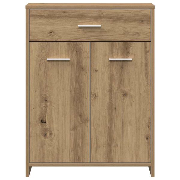 vidaXL Armoire de salle de bain chêne artisanal 60x33x80 cm