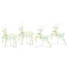 vidaXL Rennes LED avec 80 LED 4 pcs Multicouleur PET