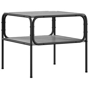 vidaXL Table d'appoint Sonoma gris 100 x 50 x 46 cm Bois d'ing&eacute;nierie