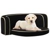 vidaXL Canapé pliable pour chien Noir 73x67x26 cm Coussin lavable