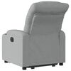 vidaXL Fauteuil inclinable Gris clair Tissu