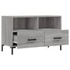 vidaXL Meuble TV Sonoma gris 80x36x50 cm Bois d'ing&eacute;nierie