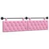 vidaXL T&ecirc;te de lit suspendue Rose Tissu