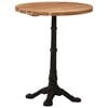 vidaXL Table de bistro &Oslash;60x76 cm Bois d'acacia massif
