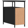 vidaXL Tables de chevet 2 pcs noir 30x60x60 cm bois d’ingénierie