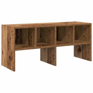 vidaXL &Eacute;tag&egrave;re &agrave; chaussures empilable vieux bois 89,5x30x40 cm