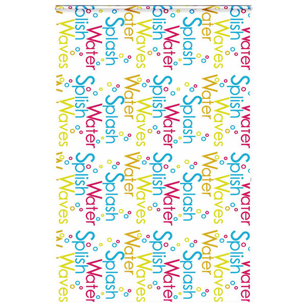 vidaXL Store enrouleur de douche avec cassette largeur du tissu 146 cm