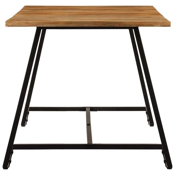 vidaXL Table &agrave; manger 160x80x75 cm bois de manguier massif