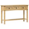 vidaXL Table console &laquo;&nbsp;Corona&nbsp;&raquo; 114&nbsp;x&nbsp;34,5&nbsp;x&nbsp;73&nbsp;cm Bois de pin massif