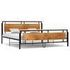 vidaXL Cadre de lit sans matelas m&eacute;tal 200x200 cm