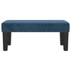 vidaXL Banc Bleu fonc&eacute; 70x30x30 cm Velours
