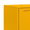 vidaXL Buffet jaune moutarde 68,5x38,5x107 cm acier