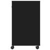 vidaXL Support d'imprimante avec roulettes noir 60x40x68,5 cm