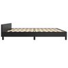 vidaXL Cadre de lit sans matelas noir 200x200 cm similicuir